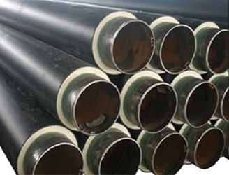 聚氨酯保溫螺旋鋼管產品結構：聚氨酯保溫螺旋鋼管由輸送介質的工作鋼管、硬質聚氨酯泡沫塑料保溫層、高密度聚乙烯外護管緊密結合而成。產品介紹：聚氨酯保溫螺旋鋼管根據設計和客戶的要求選用螺旋縫埋弧焊鋼管，性能